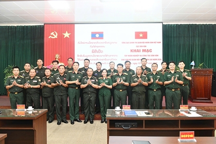 Refresher course on mass mobilization opened for Lao officers